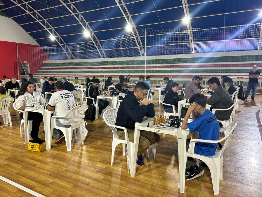 Pinda realiza a 1ª etapa do Circuito Municipal de Xadrez ‘Josino Rezende’