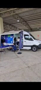 Unidade móvel da EDP Bandeirante realiza atendimento no Agiliza na Rodoviária de Moreira César
