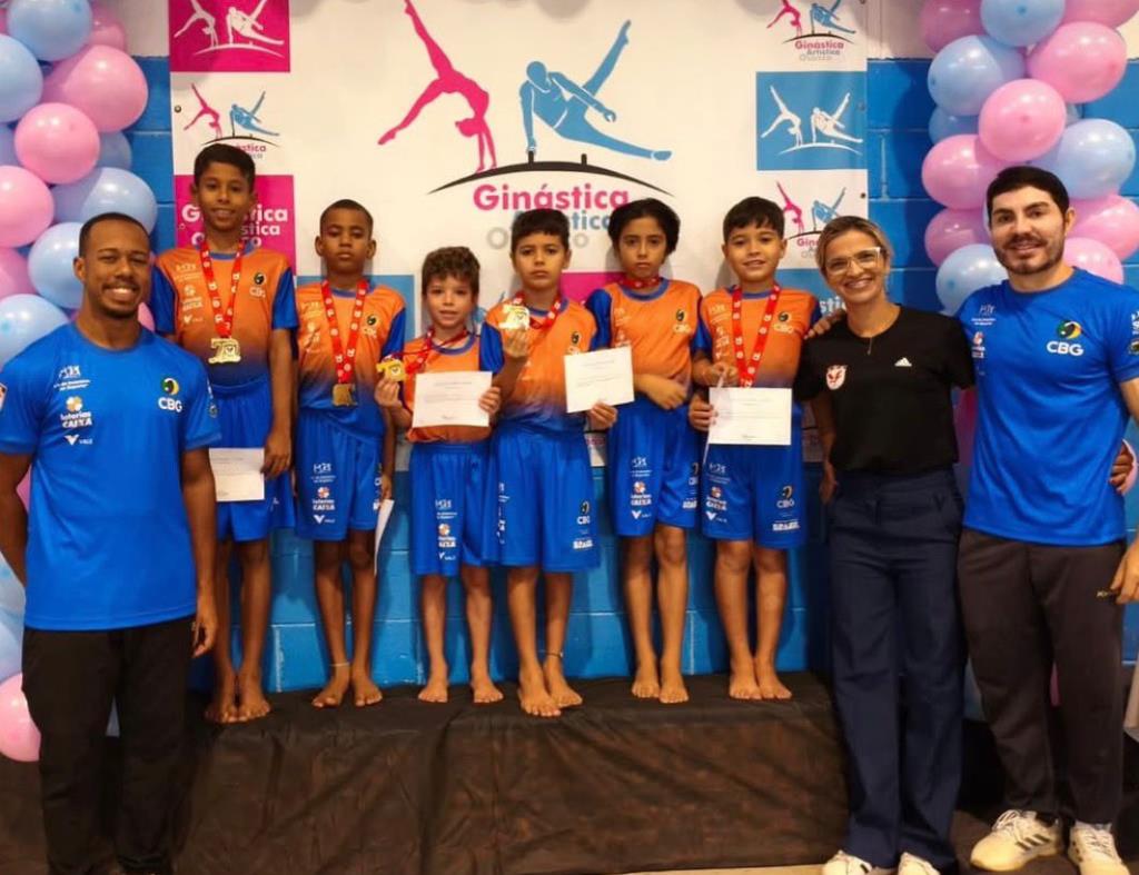 Equipes de base da Ginástica Artística de Pinda participam do Torneio Arthur Zanett
