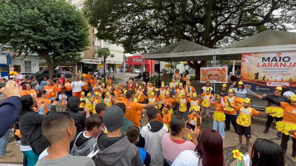 Pinda realiza primeira grande passeata do Maio Laranja e reforça combate à violência sexual contra crianças e adolescentes