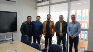 Pinda recebe representantes de Amparo para troca de experiências sobre tecnologia e segurança pública