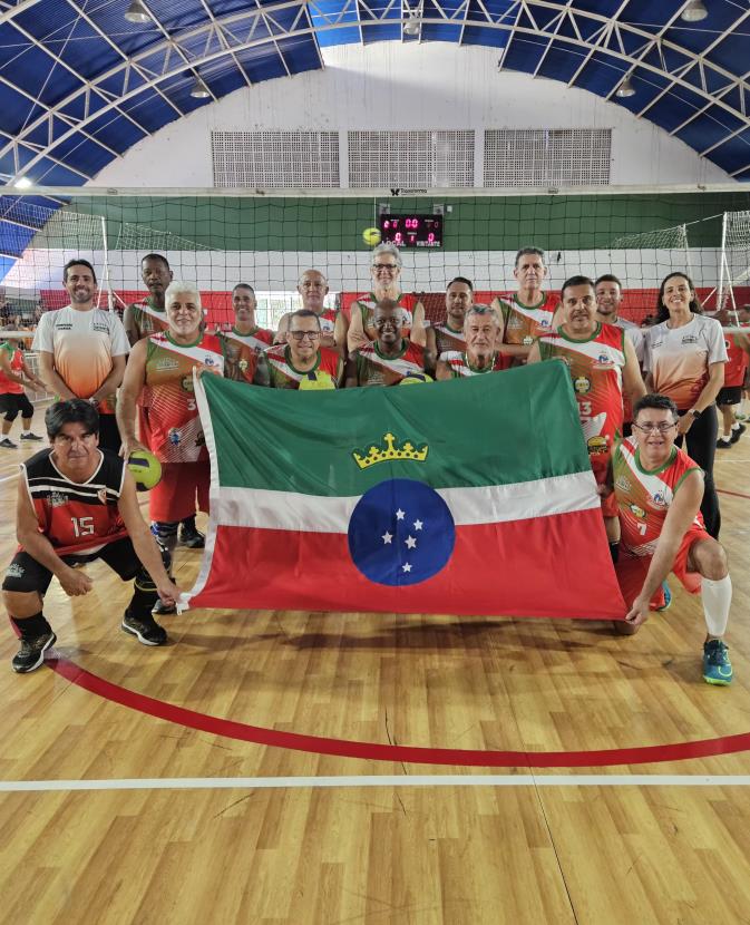 Pindamonhangaba se destaca na 2ª etapa da Superliga da Melhor Idade de Vôlei Adaptado