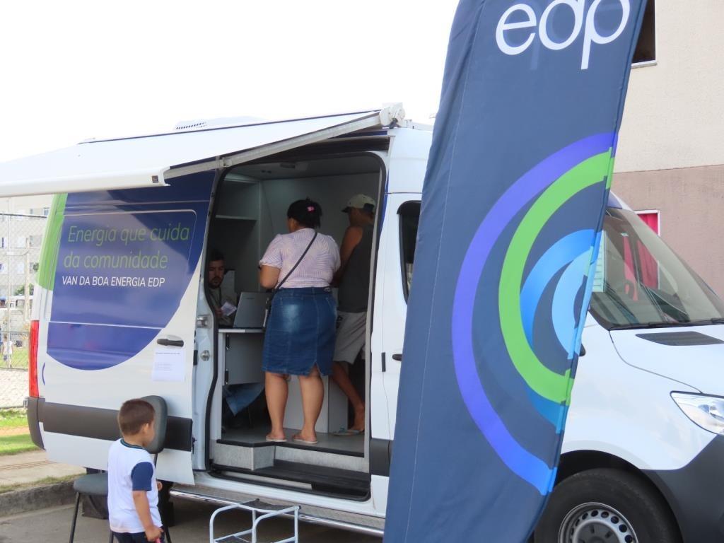 Van da Boa Energia da EDP segue com atendimentos em Moreira César até quinta-feira (7)