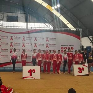 Pinda é ouro cinco vezes no Circuito Escola de Ginástica Rítmica da FEDEESP
