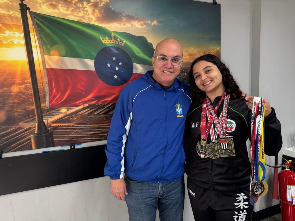 Prefeitura reconhece trajetória de atleta do judô e reforça incentivo ao esporte de base