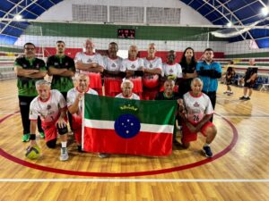 Pinda conquista quatro vitórias em rodada da Superliga da Melhor Idade de Vôlei Adaptado