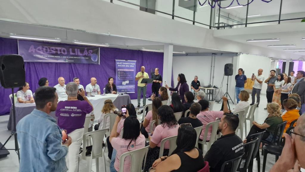 Prefeitura lança programação do Agosto Lilás e reforça compromisso com a proteção às mulheres